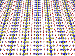 Schematic view of a Pair Density Wave State; Artist credit to K. Fujita, Brookhaven National Lab.