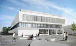 Architectural design for the new MPSD building (to be completed in 2019)
